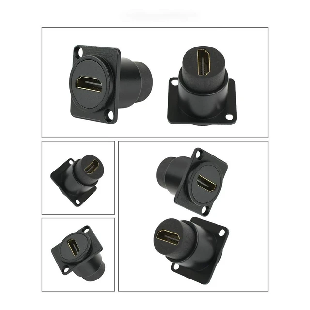 Alt view image 5 of 5 - D R Series HDMI Passthrough Panel-Mount Connector (HDMI)