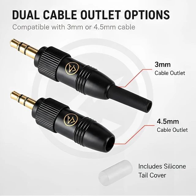 Alt view image 5 of 7 - 3.5mm 1/8" Locking Connector Retractable Gold Plated Microphone Connection Small Three Pin Audio Plug Ideal for Secure and Stable Audio Performance (5PCS)