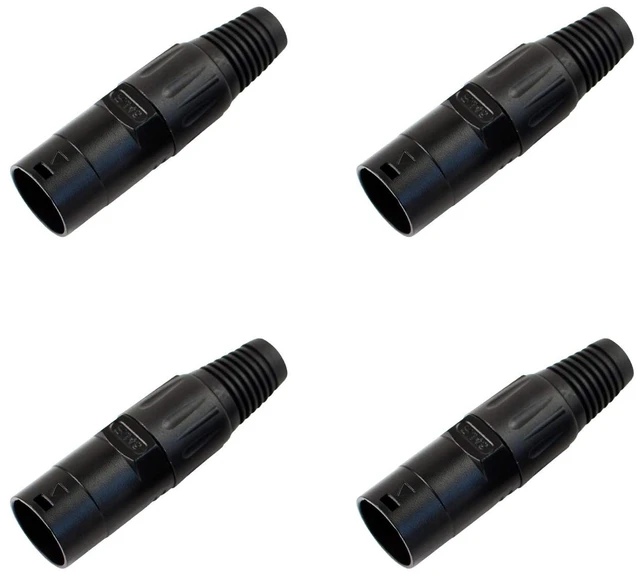 Main image of Profession RJ45 Date Media Ethercon Cable Connector(Black,4Pack)