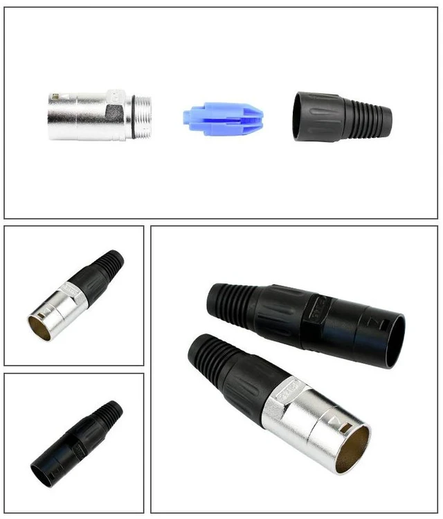 Alt view image 5 of 6 - Profession RJ45 Date Media Ethercon Cable Connector(Black,4Pack)