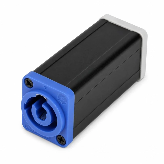 Main image of PowerCON NAC3MM-1 NAC3MPA-1 to NAC3MPB-1 AC Power Coupler 20A(Blue-Gray_1Pack)
