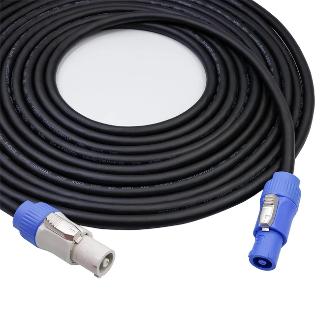 Alt view image 2 of 6 - 14Awg 3 Core Blue and White Head Display Screen Light Power Cable Durable Connection for LED Displays and Lighting Speaker Systems