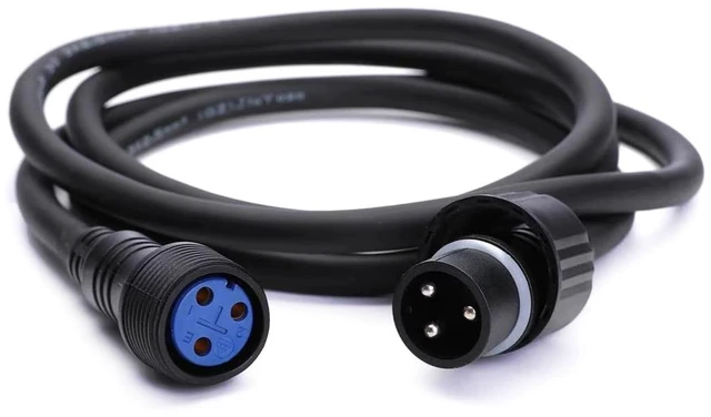 Main image of Waterproof LED PAR Light Extension 3-Core Power Cable - for Stage Lighting Power Cord, Lighting Accessories (Power Cable, 10Feet)