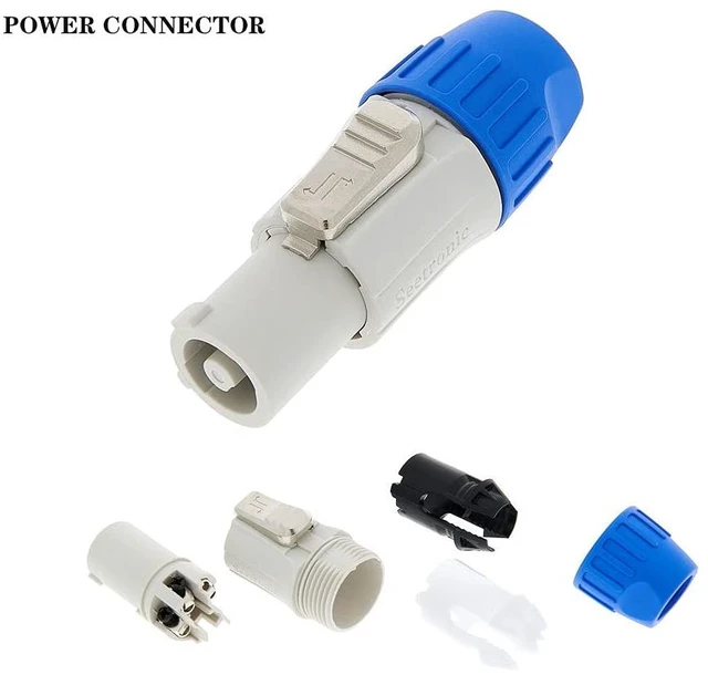 Alt view image 4 of 7 - Bescoos14Awg 3 Core Blue and White Head Display Screen Light Power Cable 6Feet