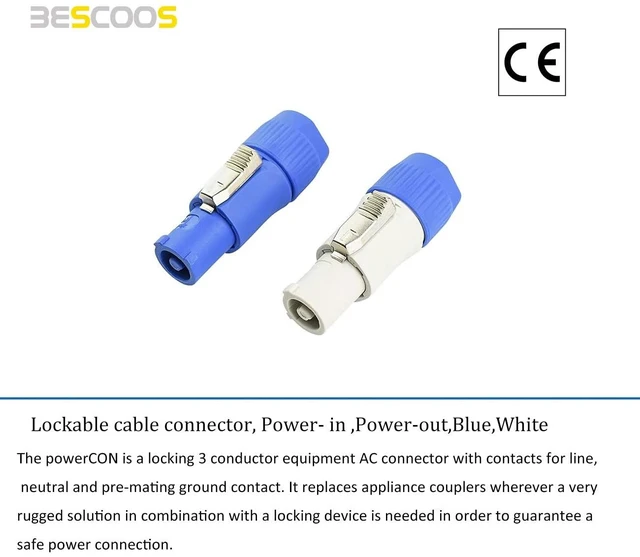 Alt view image 4 of 6 - 14Awg 3 Core Blue and White Head Display Screen Light Power Cable Durable Connection for LED Displays and Lighting Speaker Systems