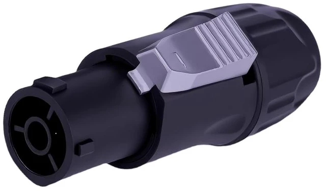 Alt view image 5 of 7 - IP65 PowerCon True Outdoor Waterproof Power Connector 20A 250V Black Heavy Duty Reliable Electrical Connection for DJ Equipment Stage Lighting Sound Systems 8PCS