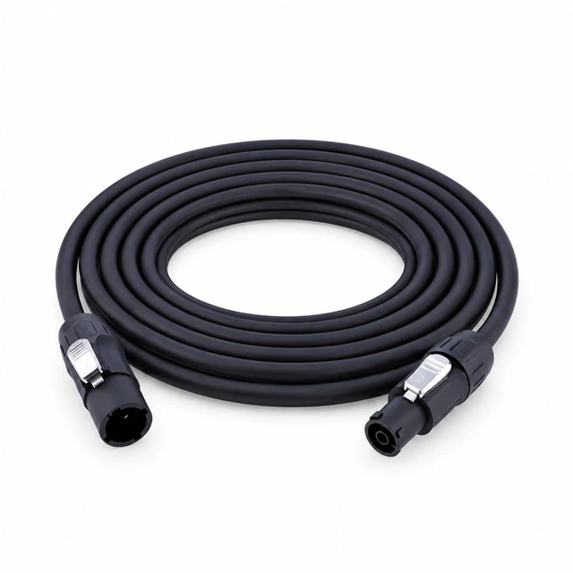 Main image of Hand-Built Professional powerCON True1 SAC3MX to SAC3FX Power True 14WAG Extension IP65 Power Cable (3Feet)