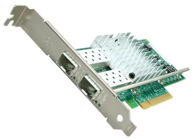 Main image of 10Gbps Dual Port PCI-E X520-DA2 E10G42BTDA Ethernet Server Adapter