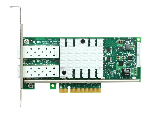 Alt view image 3 of 7 - 10Gbps Dual Port PCI-E X520-DA2 E10G42BTDA Ethernet Server Adapter