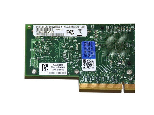 Alt view image 5 of 7 - 10Gbps Dual Port PCI-E X520-DA2 E10G42BTDA Ethernet Server Adapter