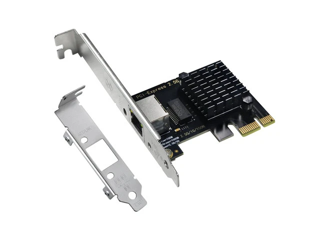 Alt view image 7 of 7 - 2.5Gb PCIe Network Card with Intel I226-V Chip, 2500M/1000M/100M Network Adapter NIC, PCIe 3.1 X1, PCI Express Gigabit Ethernet Card for Windows 10/11, Linux Kernel 5.16.18/RHEL8.6, VMware ESXi8.0
