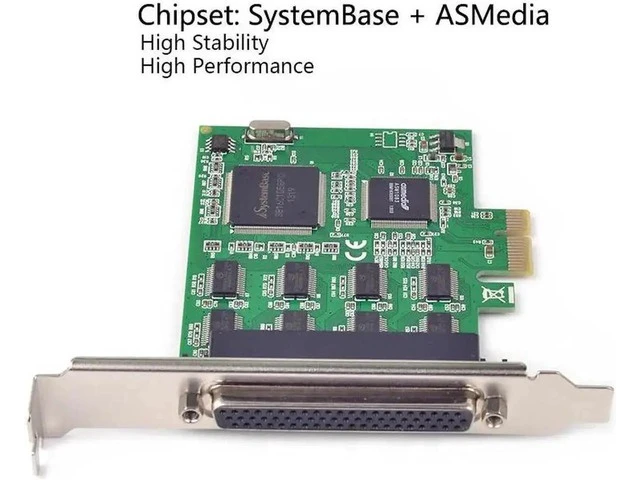 Alt view image 3 of 6 - PCI express to 8 Serial RS232 Ports PCI E Multi I/O Card with Fan-out Cable Chip SystemBase