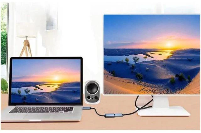 Alt view image 4 of 7 - 1ft HDMI to DisplayPort Adapter 4K@60Hz High Speed HDMI Male to DP Female Converter Cable Compatible for PC Graphics Card Laptop Mini NS PS5/4 Xbox One/360