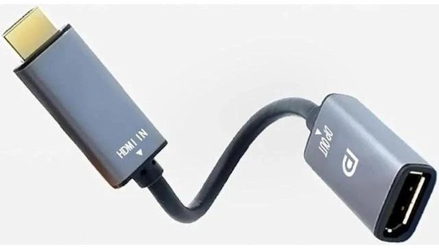Alt view image 5 of 7 - 1ft HDMI to DisplayPort Adapter 4K@60Hz High Speed HDMI Male to DP Female Converter Cable Compatible for PC Graphics Card Laptop Mini NS PS5/4 Xbox One/360