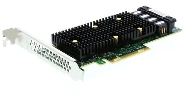 Alt view image 2 of 7 - SAS 9400-16i x8 lane PCI Express 3.1 SAS Tri-Mode Storage Adapter