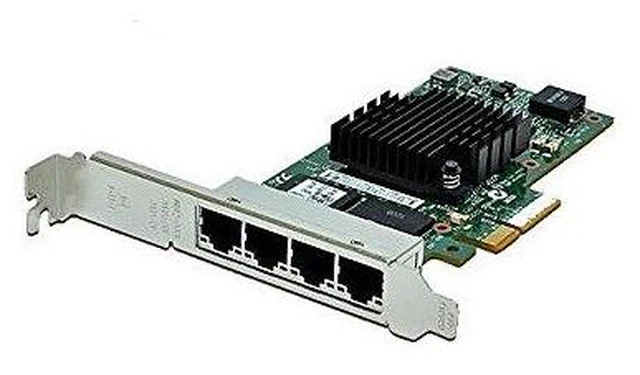 Alt view image 2 of 3 - Thgmp Network Card I350T4 Pcie 2.1 X4 5 Gt S 10 100 1000 Quad Port Gigabit Ethernet Server Adapter
