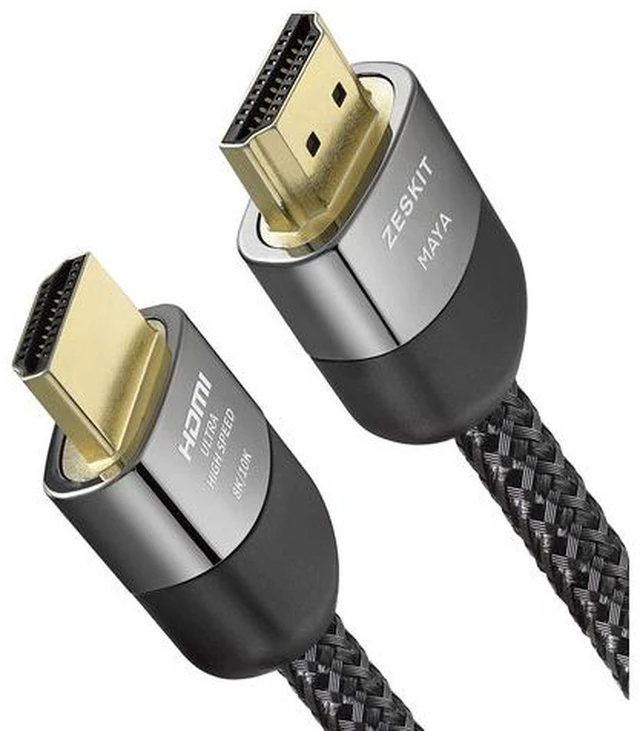 Main image of 2.1 8K HDMI Cable 48Gbps 4K120Hz Compatible with Soundbar eARC HDR10 VRR Dolby Vision Atmos HDCP 2.2 & 2.3 Gaming PS5 Xbox Series X Apple TV Roku Monitor (Ultra High Speed, Maya 3ft)