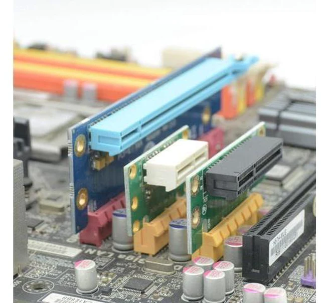 Alt view image 6 of 7 - Express 4X Riser Card 90-Degree Adapter Card PCI-E 4X Extender Extension Card for 1U, Small Computer and Server Case (PCIE 4X)