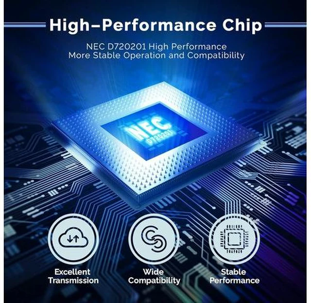 Alt view image 4 of 7 - PCIE USB 3.0 Card 7 Ports PCI Expree to USB Expansion Card Super Speed 5Gbps PCI-e USB3.0 Hub Controller Adapter for Windows 11/10/8/7/XP/Vista