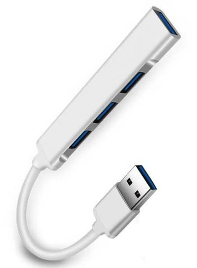 Main image of Upgraded Version USB3.0 Hub,ESTONE 4-Ports USB 3.0 Ultra-Slim Data Hub 5Gbps Transfer Speed Aluminum USB Extension HUB for Mac, Windows OS, iMac Surface Pro,XPS,PC,Flash Drive Mobile-Silver