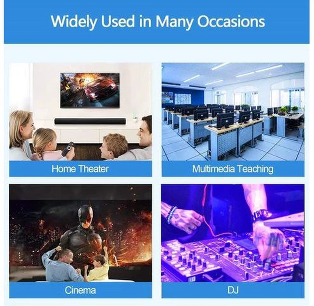Alt view image 7 of 7 - 4K HDMI Audio Extractor,HDMI to HDMI + Optical Toslink(SPDIF) + RCA(L/R) Stereo Analog Outputs Video Audio Splitter Converter Support 4k 60Hz 3D 1080P,Black