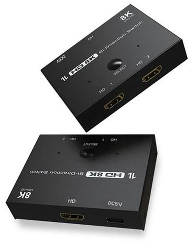 Main image of HDMI-compatible Ultra HD 8K Bi-Direction Switch High Speed 48Gbps Splitter 8K@60Hz 4K@120Hz Directional 2.1 Converter For Xbox PS5