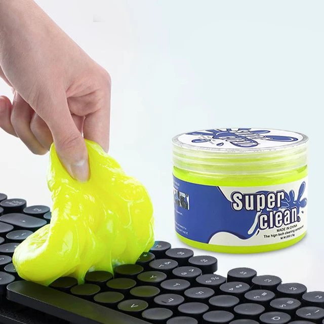 Main image of Car Cleaning Gel Kit - Universal Auto Interior Detailing Putty & Dust Remover for Dash Vents Keyboards Electronics, Soft Slime Putty with Detail Brush, Car Cleaning Supplies Gifts for Men Women