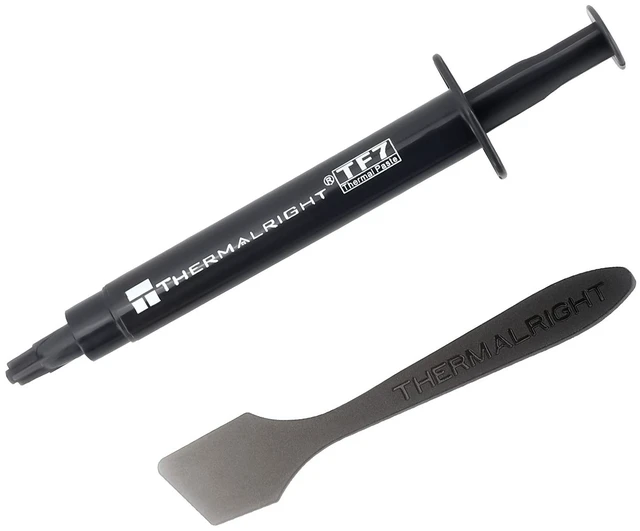 Main image of TF7 2g Thermal Compound Paste for CPU Coolers, Heat Sink Paste High Conductivity 12.8W/m.k for All Processors(CPU,GPU), Non-Conductive,with A Spatula Tool
