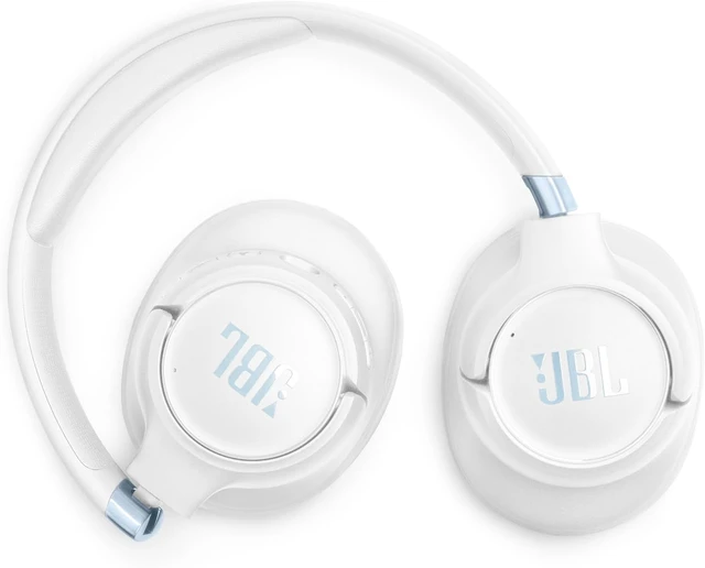 Alt view image 2 of 7 - Tune 780NC - Wireless Over-Ear Noise Cancelling Headphones - Black Hi-Res JBL Pure Bass Sound plus Spatial Sound, Adaptive Noise Cancelling, & Up to 76 hours (or up to 50 with ANC on) White