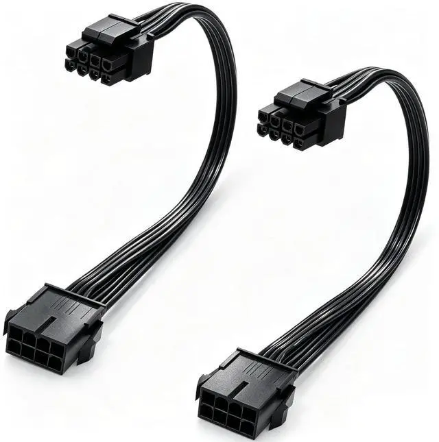 Main image of WRIARICH CPU 8 Pin Extension Cable, Motherboard ATX CPU 8 Pin (4+4) Male to Female Adapter for Power Supply PSUs 9.5-inch(24cm)