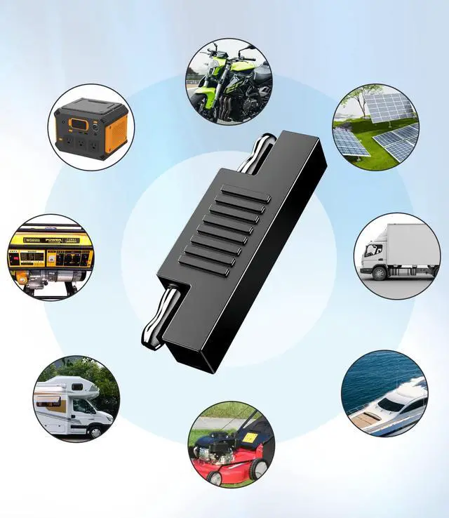 Alt view image 6 of 7 - WRIARICH SAE Connector SAE to SAE Polarity Reverse Quick Disconnect Cable Plug Adapter for Solar Panel Battery Power Charger - 5Pack