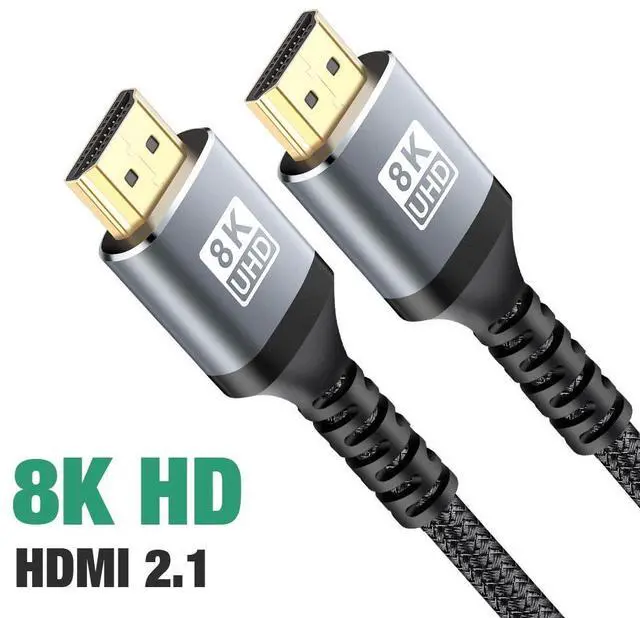 Main image of WRIARICH High-Speed HDMI Cable (48Gbps High Speed 3D 8K60 4K120 144Hz ) - 3.3 Feet, Black