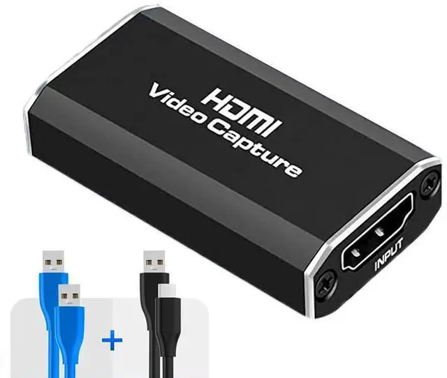 Main image of 4K HDMI Video Capture Card,Video Record Card, Audio Capture Adapter HDMI to USB-A/USB-C Video Capture Card for Teaching,Broadcasting,Gaming,Streaming,Video Conference
