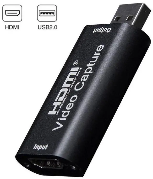 Main image of 1080P Video Capture Card HDMI to USB Capture Video and Audio Recording via OBS Connect DSLR Camcorder