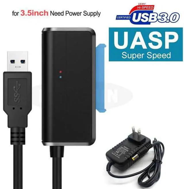 Main image of WRIARICH USB Cable Sata To USB 3.0 Adapter Suport 2.5 Inches 3.5 Inch External SSD HDD Hard Drive 22 Pin Sata III Cable USB Sata 3.0 Adapter for WD, Seagate, Toshiba, Samsung, Hitachi-Black