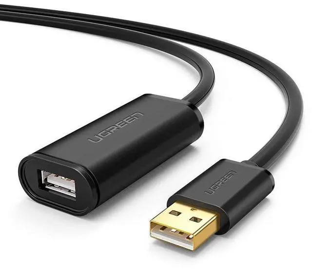 Main image of USB 2.0 A Male to A Female Active Extension / Repeater Cable use with PlayStation, Xbox, Kinenct, Oculus VR, USB Flash Drive, Card Reader, Hard Drive, Keyboard, Printer, Camera and More 5M/15FT