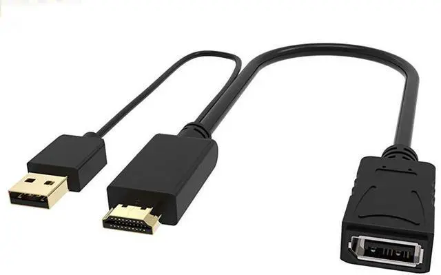 Main image of WRIARICH 4K@60Hz HDMI to DisplayPort Adapter with USB Power, 4K X 2K@60Hz HDMI Male to DP Female Adapter/Converter Compatible with Xbox One/PS4/PS5/NS (OZHD1)