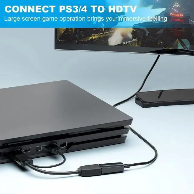 Alt view image 5 of 7 - WRIARICH 4K@60Hz HDMI to DisplayPort Adapter with USB Power, 4K X 2K@60Hz HDMI Male to DP Female Adapter/Converter Compatible with Xbox One/PS4/PS5/NS (OZHD1)