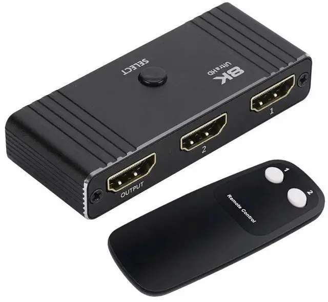 Main image of WRIARICH Bi-directional HDMI Switch Splitter 1X2/2X1, 8K Ultra HD HDMI Switcher Support HDMI 2.1 VRR, Dynamic HDR, HDCP 2.3, 8k@60Hz for Xbox PS5/4/3 Blu-Ray Player Fire Stick HDTV