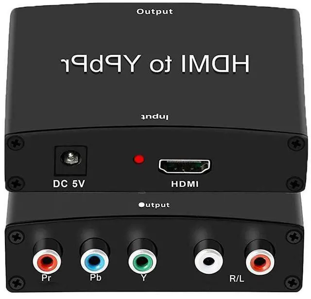 Main image of HDMI to Component Converter, 1080P HDMI to RGB Converter, HDMI to YPbPr 5RCA Converter, HDMI in Component YPbPr Out Converter Adapter (HDMI to Ypbpr)