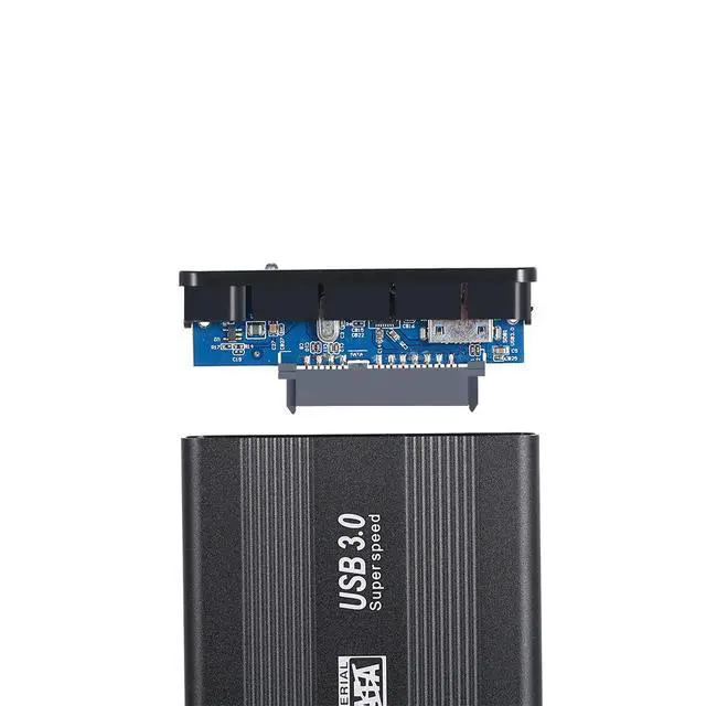 Alt view image 4 of 7 - WRIARICH Aluminum Housing 2.5" Hard Drive External Enclosure, USB 3.0 to SSD / 2.5-Inch SATA I/II/IIIHard Drive Adapter, 2-Pack