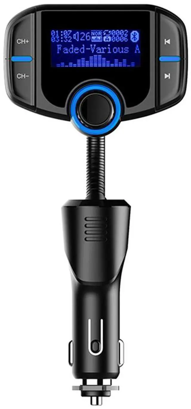Main image of Bluetooth FM Transmitter for Car, 1.7 Inch led Display With QC3.0/2.4A Quick Charger Wireless Bluetooth Car FM Radio Adapter, MP3 Music Player with EQ Mode, 2 USB Port, TF Card USB Drive
