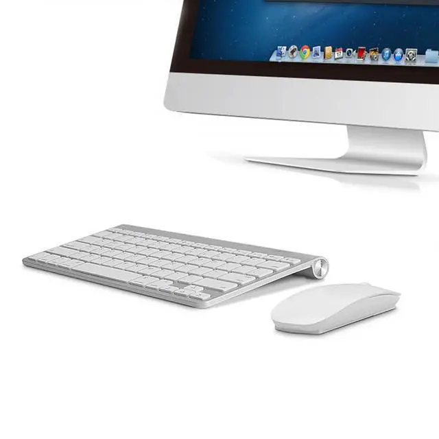 Alt view image 2 of 7 - WRIARICH K1088 Wireless Keyboard and Mouse Combo Keyboard and Mouse Included, 2.4GHz Dropout-Free Connection,Mouse and Keyboard, Standard Packaging-(White)