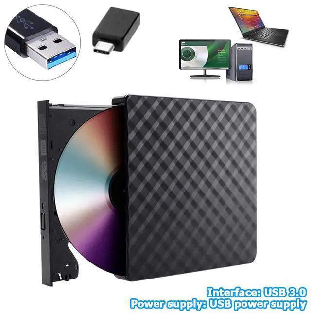 Main image of WRIARICH Type-C/USB3.0 High-speed Portable DVD-ROM Optical Drive External Slim CD ROM Disk Reader Desktop PC Laptop Tablet Promotion DVD Player