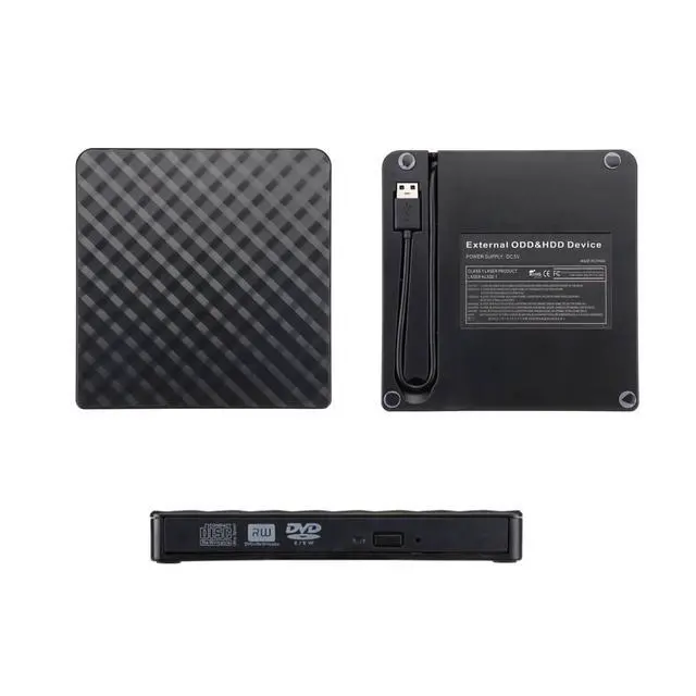 Alt view image 3 of 7 - WRIARICH High-speed Type-C/USB3.0 External CD DVD Rom RW Player Burner Drive For MacBook Air Pro For iMac For Mac Win8 Laptop Notebook PC Computer