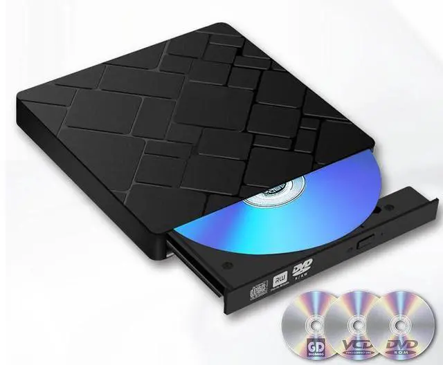 Main image of External DVD Drive, M WAYUSB 3.0 Type C CD Drive, Dual Port DVD Player, Portable Optical Burner Writer Rewriter, High Speed Data Transfer for Laptop Notebook Desktop PC MAC OS Windows 7/8/10