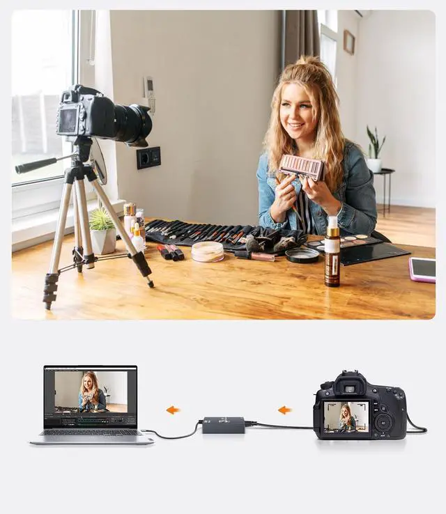 Alt view image 5 of 7 - WRIARICH 4K@60Hz Capture Card, Audio Video Capture Card, 1080p 60fps Video Recorder for Gaming/Live Streaming/Video Conference, Works for Nintendo Switch/PS4/OBS/Camera/ PC