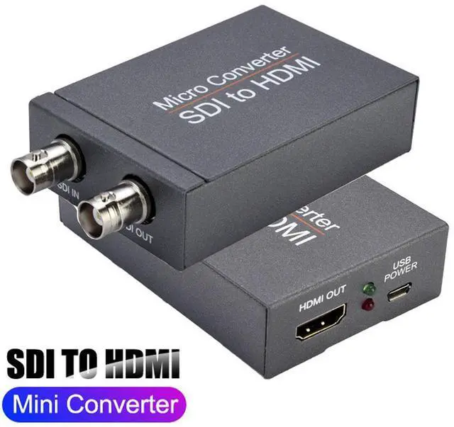 Main image of SDI to HDMI Video Micro Converter with Audio Embedder,SDI to HDMI Adapter for SD-SDI, HD-SDI and 3G-SDI Signals,Auto Format Detection