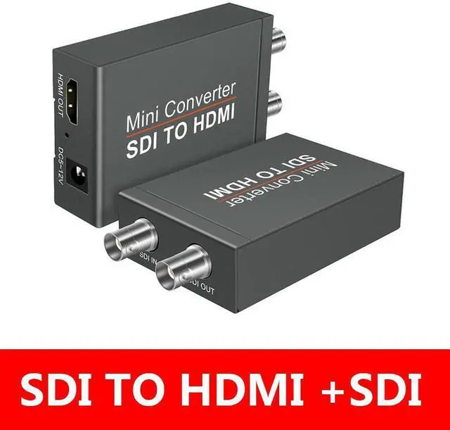 Main image of HDMI to SDI Converter HDMI Input to SDI 2 Output Support SD/HD/3G-SDI 1080P HDMI to SDI for Camera HDTV