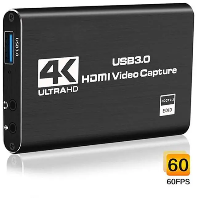 Main image of WRIARICH 4K Audio Video Capture Card, USB 3.0 HDMI Video Capture Device, Full HD 1080P for Game Recording, Live Streaming Broadcasting